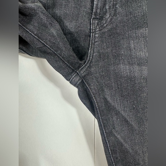 Frame Womens Sz 25 Le Skinny De Jeanne Stretch Black Dark Wash Denim Jeans - Picture 3 of 12